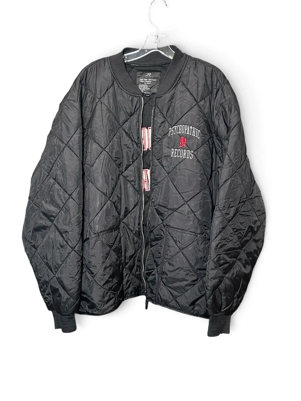 Psychopathic Records ICP Insane Clown Posse 3XL Quilted Bomber Jacket Coat Rare